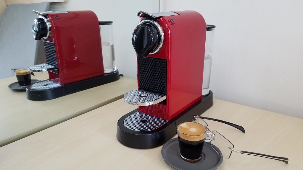 Why not have a shot of Nespresso? 